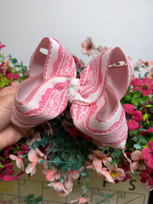 5” Clip | Mauve Pink Layered