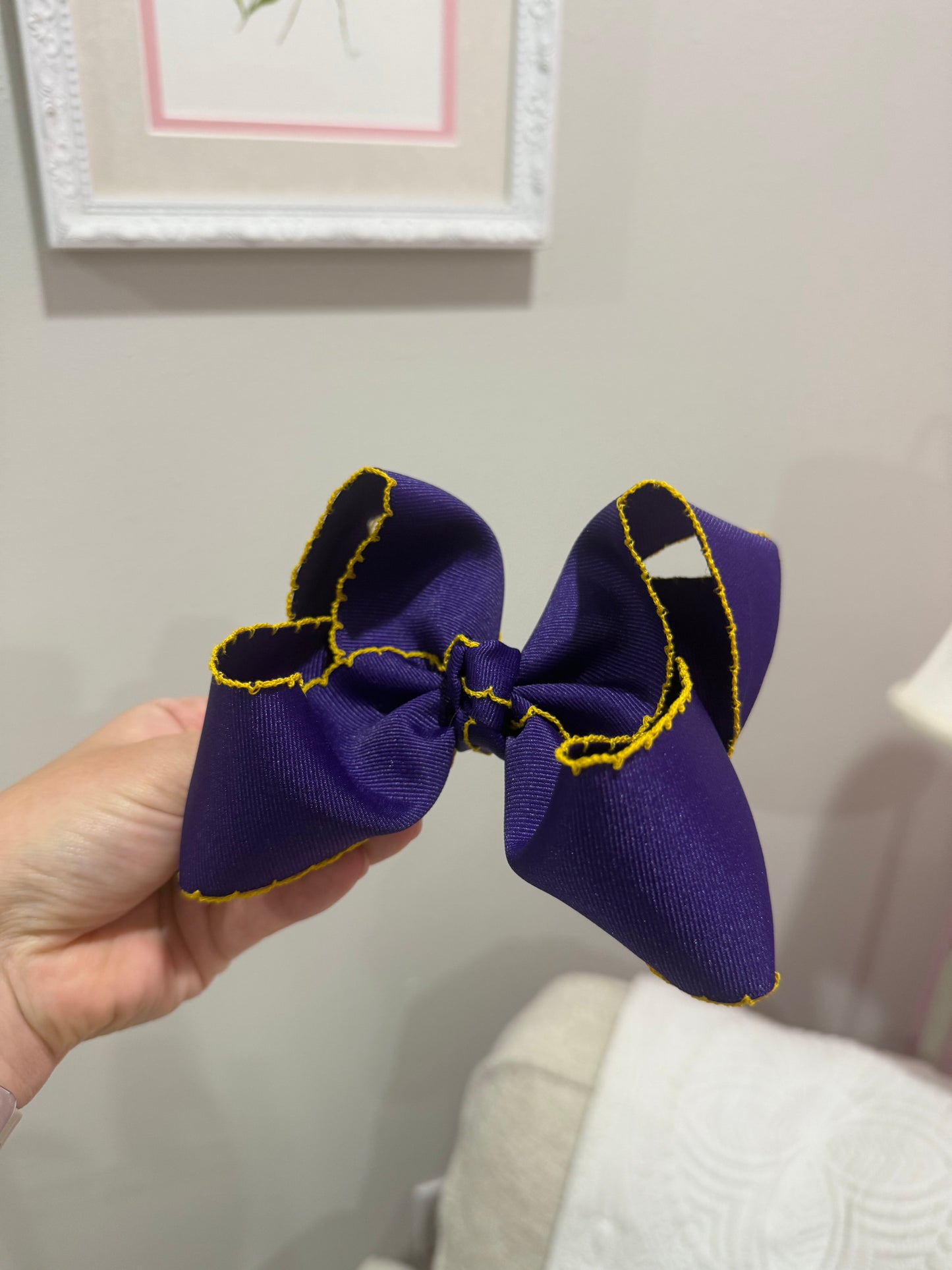 5” Clip Purple Ms
