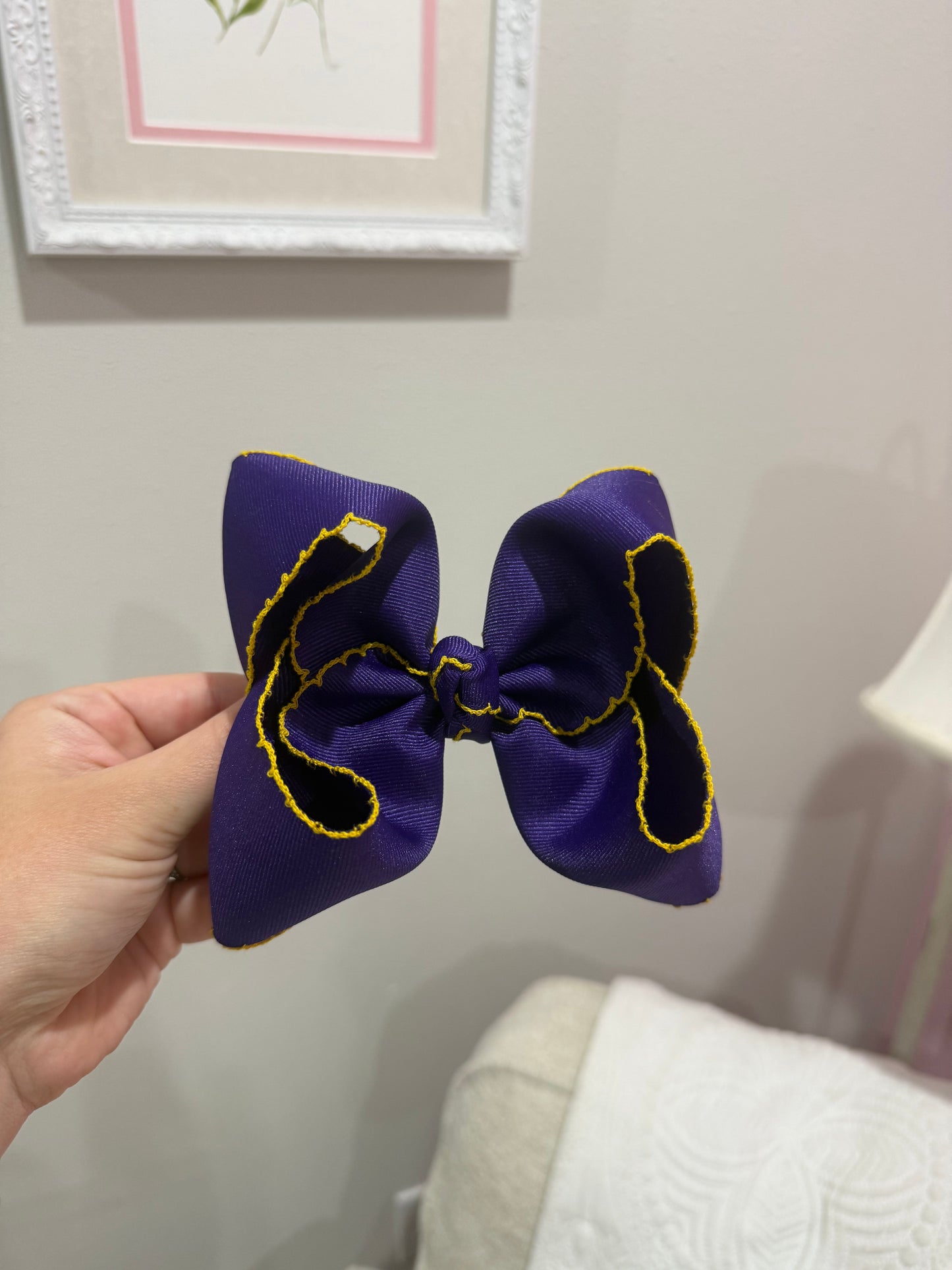 5” Clip Purple Ms