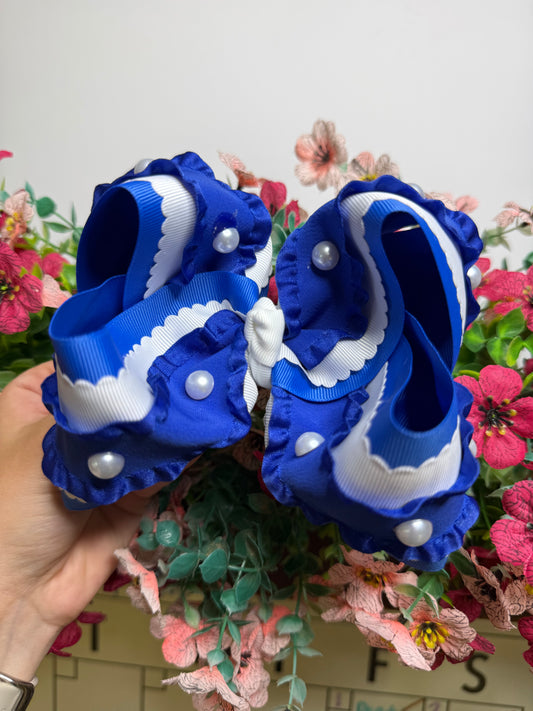 5” Clip | Royal Blue Layered