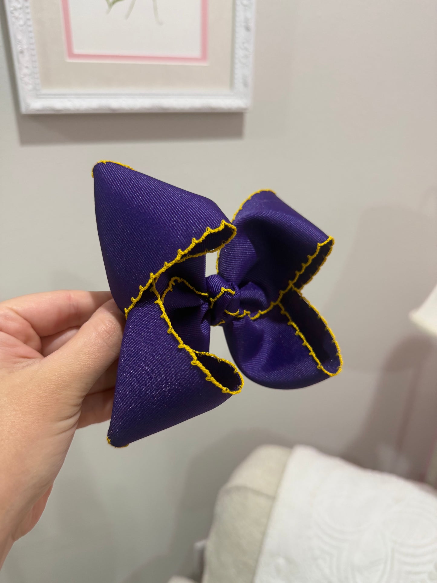 5” Clip Purple Ms