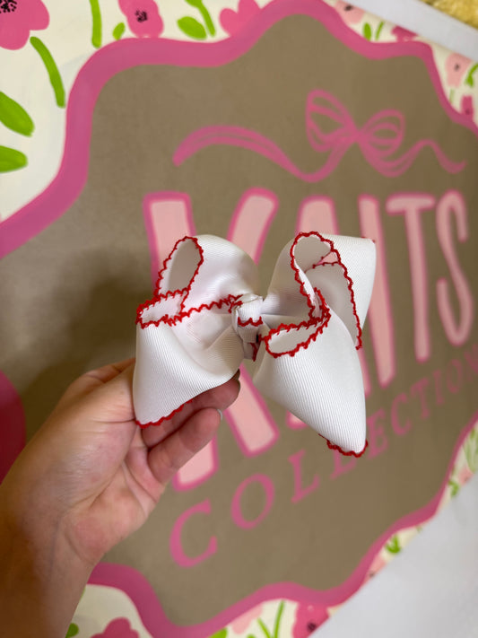 4” White w Red MS
