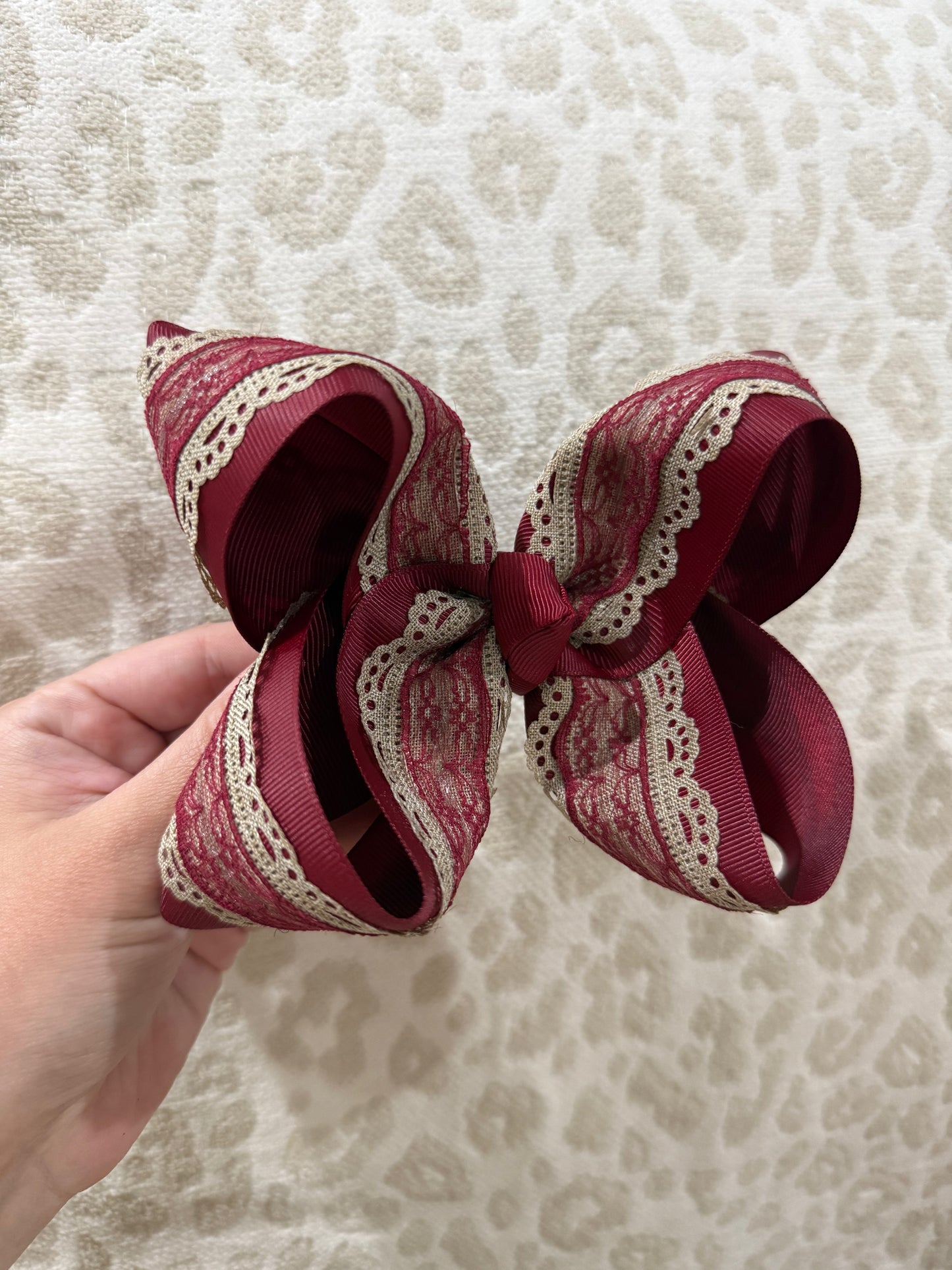 5” Maroon Layered